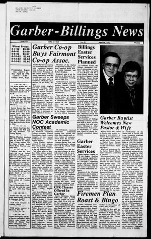 Garber-Billings News (Garber, Okla.), Vol. 90, No. 26, Ed. 1 Thursday, April 16, 1992