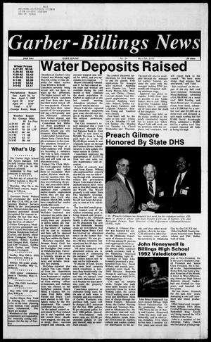 Garber-Billings News (Garber, Okla.), Vol. 90, No. 29, Ed. 1 Thursday, May 7, 1992