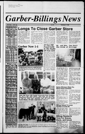 Garber-Billings News (Garber, Okla.), Vol. 93, No. 48, Ed. 1 Thursday, September 17, 1992