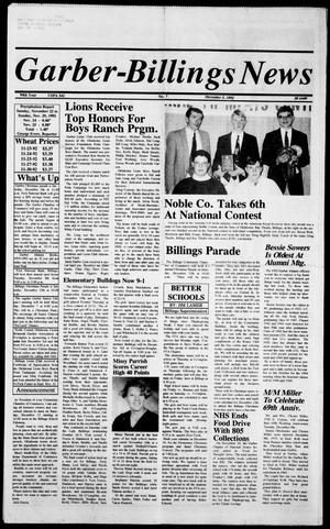 Garber-Billings News (Garber, Okla.), Vol. 94, No. 7, Ed. 1 Thursday, December 3, 1992