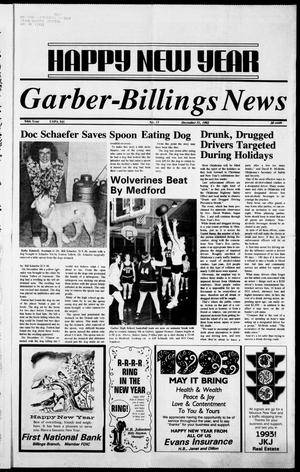 Garber-Billings News (Garber, Okla.), Vol. 94, No. 11, Ed. 1 Thursday, December 31, 1992