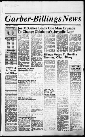 Garber-Billings News (Garber, Okla.), Vol. 94, No. 17, Ed. 1 Thursday, February 11, 1993