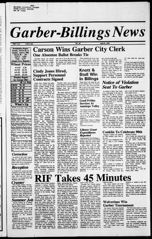 Garber-Billings News (Garber, Okla.), Vol. 94, No. 25, Ed. 1 Thursday, April 8, 1993