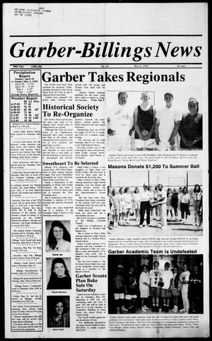 Garber-Billings News (Garber, Okla.), Vol. 94, No. 29, Ed. 1 Thursday, May 6, 1993