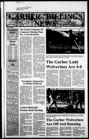 Garber Billings News (Garber, Okla.), Vol. 95, No. 22, Ed. 1 Thursday, March 16, 1995
