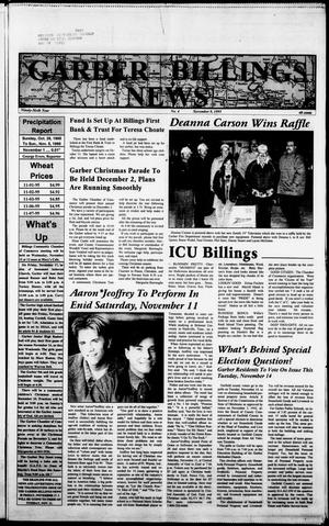 Garber Billings News (Garber, Okla.), Vol. 96, No. 4, Ed. 1 Thursday, November 9, 1995