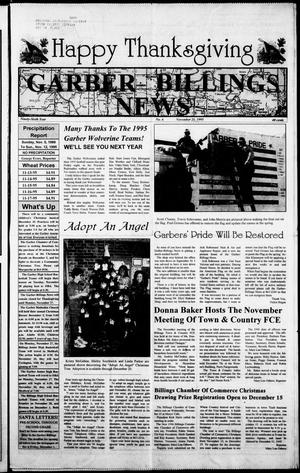 Garber Billings News (Garber, Okla.), Vol. 96, No. 6, Ed. 1 Tuesday, November 21, 1995