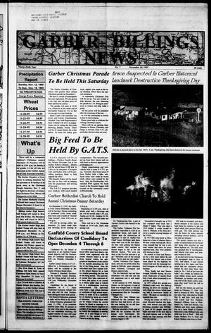 Garber Billings News (Garber, Okla.), Vol. 96, No. 7, Ed. 1 Thursday, November 30, 1995