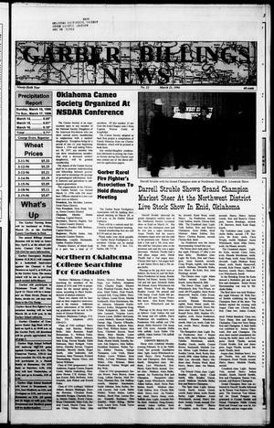 Garber Billings News (Garber, Okla.), Vol. 96, No. 22, Ed. 1 Thursday, March 21, 1996