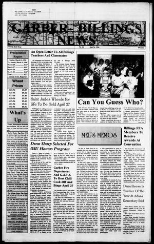 Garber Billings News (Garber, Okla.), Vol. 96, No. 24, Ed. 1 Thursday, April 4, 1996