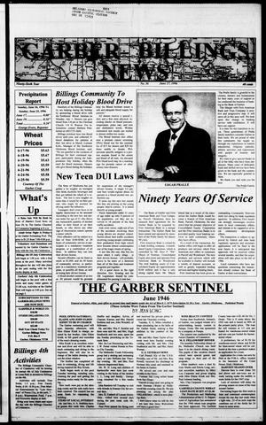 Garber Billings News (Garber, Okla.), Vol. 96, No. 36, Ed. 1 Thursday, June 27, 1996
