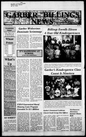 Garber Billings News (Garber, Okla.), Vol. 97, No. 46, Ed. 1 Thursday, September 4, 1997