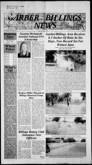 Garber Billings News (Garber, Okla.), Vol. 107, No. 35, Ed. 1 Thursday, July 5, 2007
