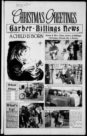 Garber Billings News (Garber, Okla.), Vol. 102, No. 9, Ed. 1 Thursday, December 20, 2001