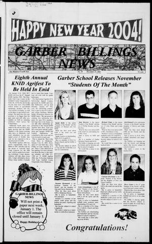 Garber Billings News (Garber, Okla.), Vol. 104, No. 10, Ed. 1 Thursday, December 25, 2003