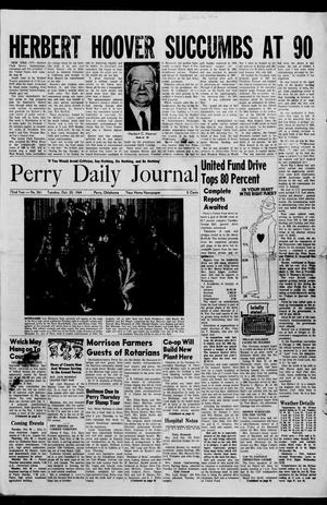 Perry Daily Journal (Perry, Okla.), Vol. 72, No. 261, Ed. 1 Tuesday, October 20, 1964