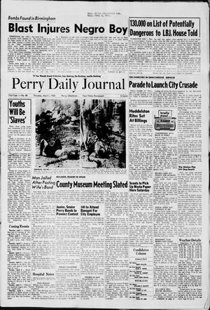 Perry Daily Journal (Perry, Okla.), Vol. 73, No. 88, Ed. 1 Thursday, April 1, 1965