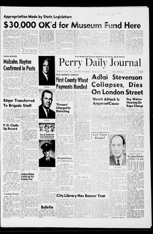 Perry Daily Journal (Perry, Okla.), Vol. 73, No. 176, Ed. 1 Wednesday, July 14, 1965