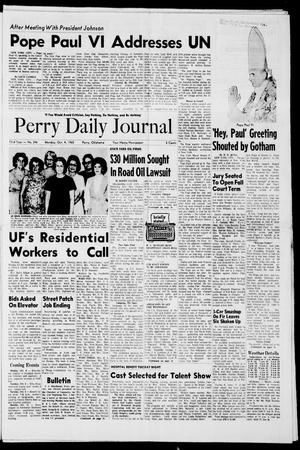 Perry Daily Journal (Perry, Okla.), Vol. 73, No. 246, Ed. 1 Monday, October 4, 1965