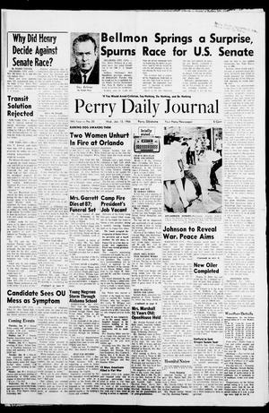 Perry Daily Journal (Perry, Okla.), Vol. 74, No. 20, Ed. 1 Wednesday, January 12, 1966