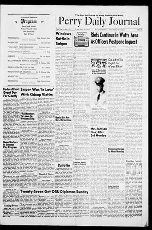 Primary view of object titled 'Perry Daily Journal (Perry, Okla.), Vol. 74, No. 130, Ed. 1 Friday, May 20, 1966'.
