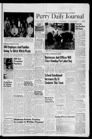 Perry Daily Journal (Perry, Okla.), Vol. 74, No. 217, Ed. 1 Sunday, September 3, 1967