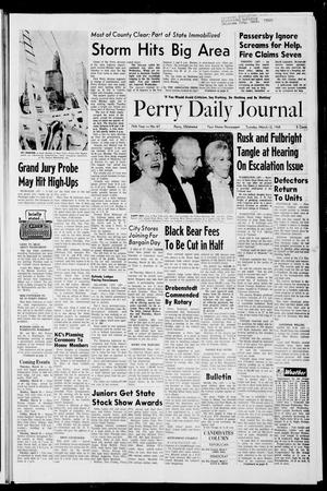 Primary view of object titled 'Perry Daily Journal (Perry, Okla.), Vol. 75, No. 67, Ed. 1 Tuesday, March 12, 1968'.