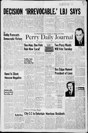 Perry Daily Journal (Perry, Okla.), Vol. 75, No. 84, Ed. 1 Monday, April 1, 1968