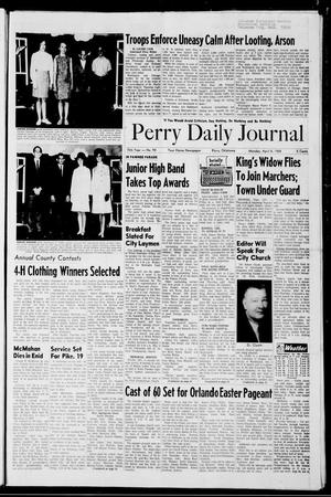 Perry Daily Journal (Perry, Okla.), Vol. 75, No. 90, Ed. 1 Monday, April 8, 1968