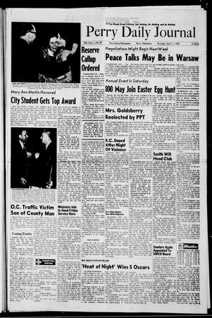 Perry Daily Journal (Perry, Okla.), Vol. 75, No. 93, Ed. 1 Thursday, April 11, 1968