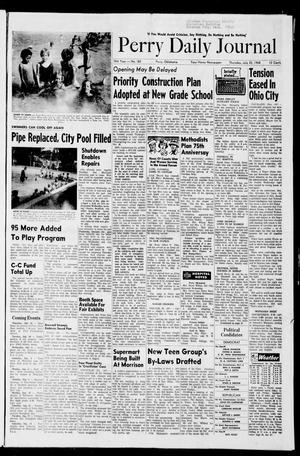 Perry Daily Journal (Perry, Okla.), Vol. 75, No. 182, Ed. 1 Thursday, July 25, 1968