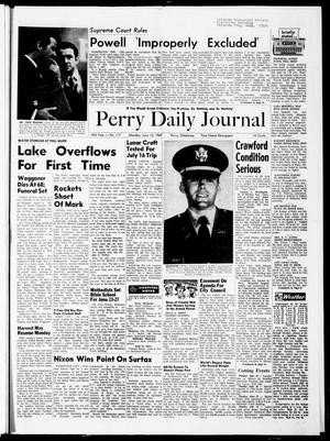 Perry Daily Journal (Perry, Okla.), Vol. 76, No. 117, Ed. 1 Monday, June 16, 1969