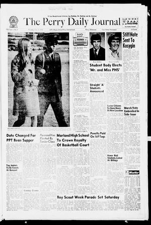 Primary view of object titled 'The Perry Daily Journal (Perry, Okla.), Vol. 77, No. 9, Ed. 1 Thursday, February 5, 1970'.