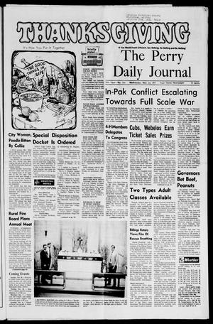 The Perry Daily Journal (Perry, Okla.), Vol. 78, No. 254, Ed. 1 Wednesday, November 24, 1971