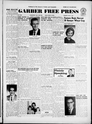 Garber Free Press (Garber, Okla.), Vol. 64, No. 35, Ed. 1 Thursday, June 11, 1964