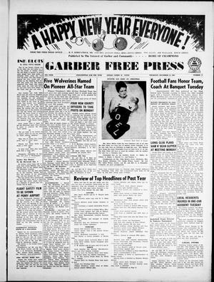 Garber Free Press (Garber, Okla.), Vol. 65, No. 12, Ed. 1 Thursday, December 31, 1964