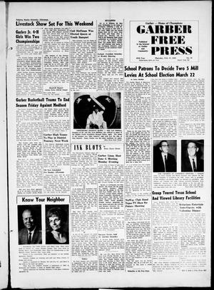 Garber Free Press (Garber, Okla.), Vol. 65, No. 19, Ed. 1 Thursday, February 17, 1966