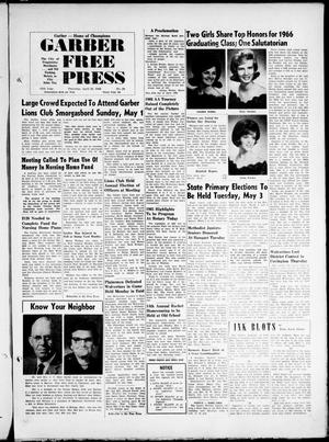 Garber Free Press (Garber, Okla.), Vol. 65, No. 29, Ed. 1 Thursday, April 28, 1966