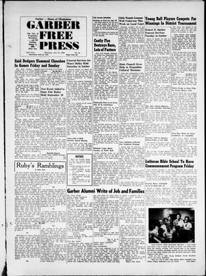Garber Free Press (Garber, Okla.), Vol. 65, No. 41, Ed. 1 Thursday, July 21, 1966