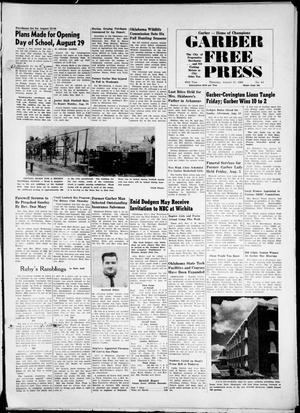 Garber Free Press (Garber, Okla.), Vol. 65, No. 44, Ed. 1 Thursday, August 11, 1966