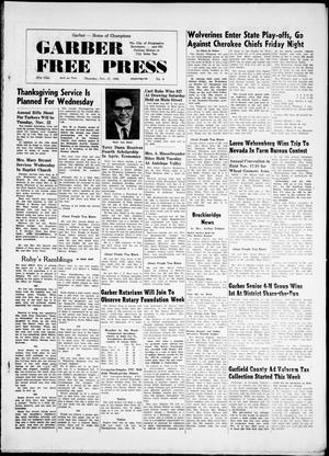 Garber Free Press (Garber, Okla.), Vol. 67, No. 6, Ed. 1 Thursday, November 17, 1966