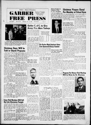 Garber Free Press (Garber, Okla.), Vol. 67, No. 10, Ed. 1 Thursday, December 15, 1966