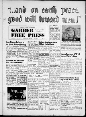 Garber Free Press (Garber, Okla.), Vol. 67, No. 11, Ed. 1 Thursday, December 22, 1966