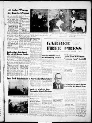 Garber Free Press (Garber, Okla.), Vol. 67, No. 22, Ed. 1 Thursday, March 9, 1967