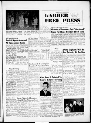 Garber Free Press (Garber, Okla.), Vol. 68, No. 2, Ed. 1 Thursday, October 19, 1967