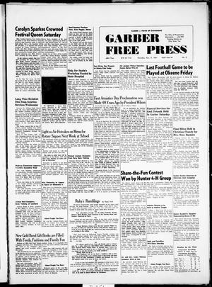 Garber Free Press (Garber, Okla.), Vol. 68, No. 5, Ed. 1 Thursday, November 9, 1967
