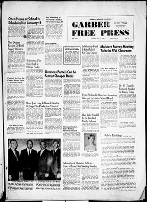 Garber Free Press (Garber, Okla.), Vol. 68, No. 14, Ed. 1 Thursday, January 11, 1968