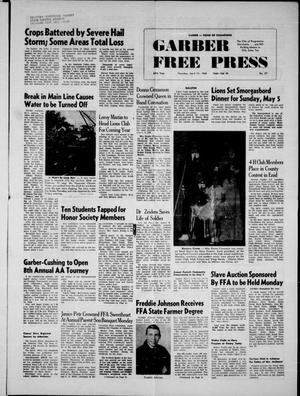 Garber Free Press (Garber, Okla.), Vol. 68, No. 29, Ed. 1 Thursday, April 25, 1968
