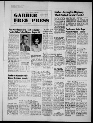 Garber Free Press (Garber, Okla.), Vol. 68, No. 42, Ed. 1 Thursday, July 25, 1968