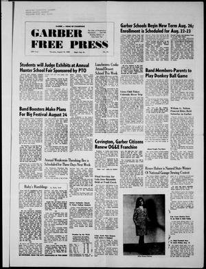 Garber Free Press (Garber, Okla.), Vol. 68, No. 45, Ed. 1 Thursday, August 15, 1968